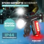 Fischer Twin Stop 100 Lux LED-Beleuchtungsset – StVZO-zugelassen mit Sensormodus – Bild 7