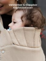 GROWNSY Babytrage mit Ein-Klick-Schnalle – Ergonomisch für Neugeborene bis Kleinkind (3-20kg) – Bild 5