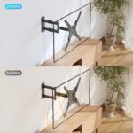 MOUNTUP TV-Wandhalterung 26-60 Zoll – Schwenkbar & Neigbar bis 35 kg, VESA 400x400 – Bild 7