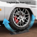 XPOtool Auffahrkeile Wohnmobil 2er Set 40/70/100 mm – 3,5 t Tragkraft mit Wasserwaage – Bild 5