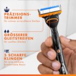 Gillette Fusion5 Power Rasierklingen für Herren, 8er Pack – Gründliche & komfortable Nassrasur – Bild 6