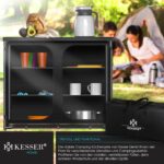 KESSER Campingküche Typ F6 mit Aluminiumgestell – Mobile Outdoor-Küche mit Tragetasche – Bild 5
