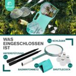ENOVI EasyGo Badminton Set – Komplettes Federball-Doppelset mit Netz & Tasche – Bild 2