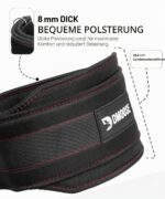 DMoose Dip-Gürtel mit 36" Stahlkette – Gewichtsgürtel für Krafttraining & Klimmzüge – Bild 3