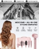 MESCOMB 5-in-1 Airstyler Set – 110.000 U/min Hairstyler mit Ionen-Föhn & Auto-Wrap Lockenstab – Bild 7