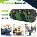 GYMERK Faszienrollen Set mit 3D-Textur – Ganzkörper Selbstmassage mit Tragetasche – Bild 3