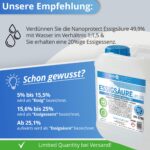 Nanoprotect Essigsäure 49,9% – 10 kg mit Drucksprüher, Klimaneutral & Made in Germany – Bild 7