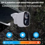 HITELLARCAM 2K Akku-Überwachungskamera – Dual-Band WLAN, Farb-Nachtsicht & KI-Erkennung – Bild 7