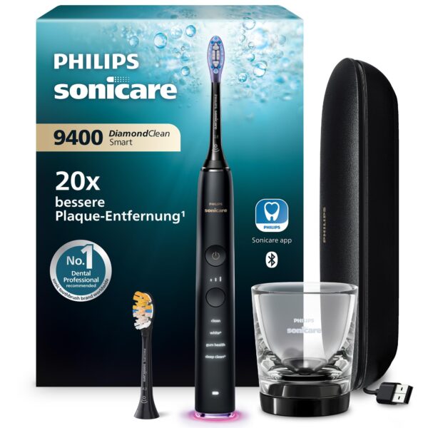 Philips Sonicare DiamondClean Smart 9400 – Schallzahnbürste mit App & Drucksensor