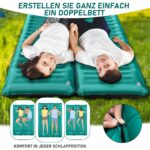 JEMULICE Isomatte 12cm – Ultraleichte Luftmatratze mit Fusspumpe für Camping & Wandern – Bild 6