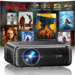 WiMiUS P62 Pro Smart Beamer 1300 ANSI – 4K Full HD Projektor mit Autofokus & Netflix