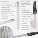 Drei Schwerter Maniküreset Roma – 8-teiliges Nagelpflege-Set mit Etui für Hand & Fuss – Bild 3