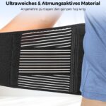 FREETOO Rückenstützgürtel Orthopädisch LWS – Atmungsaktive Lendenwirbelsäule Bandage für Herren & Damen – Bild 5