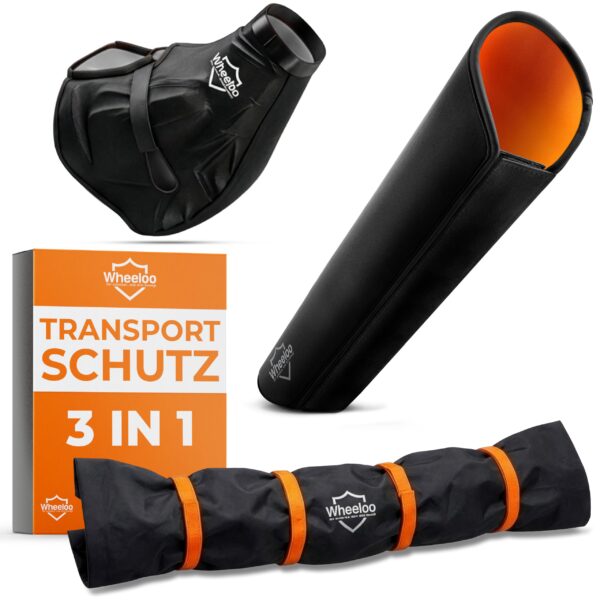 E-Bike Transportschutz Set 3-teilig – Motor, Akku & Lenker Schutzhüllen von Wheeloo
