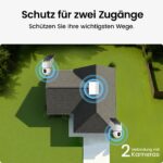 aosu 4K 8MP Solarkamera mit aosuBase 2.0 – 360° PTZ & Farbnahtsicht, 2er Kit, kein Abo – Bild 2