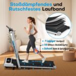 FOUSAE 5-in-1 Laufband mit 9% Steigung & 12 HIIT-Programme – Klappbar für Zuhause – Bild 5