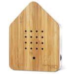 Zwitscherbox RELAXOUND ORIGINAL mit Bamboo Vollholzfront – Vogelgesang Soundbox für Entspannung