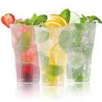 AOLUXLM 50er Becher Set 400 ml – Wiederverwendbare Trinkbecher für Partys & Events