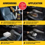 Macari Lederpflege Set 500ml Reiniger + 500ml Balsam mit Bienenwachs & Jojobaöl – Bild 4