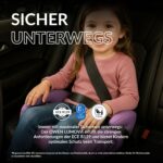 OWEN Sitzerhöhung Auto mit ISOFIX – ECE R129 geprüft für 15–36 kg | Lila – Bild 4