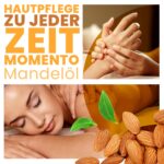 2000 ml Bio Mandelöl Kaltgepresst – Natürliche Hautpflege & Haarpflege von bleu & marine Bretania – Bild 7