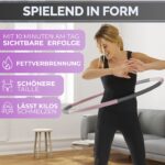 FITCELLENCE Hula Hoop Reifen 1,2kg, 90cm – Fitness Trainingsreifen für Erwachsene – Bild 4