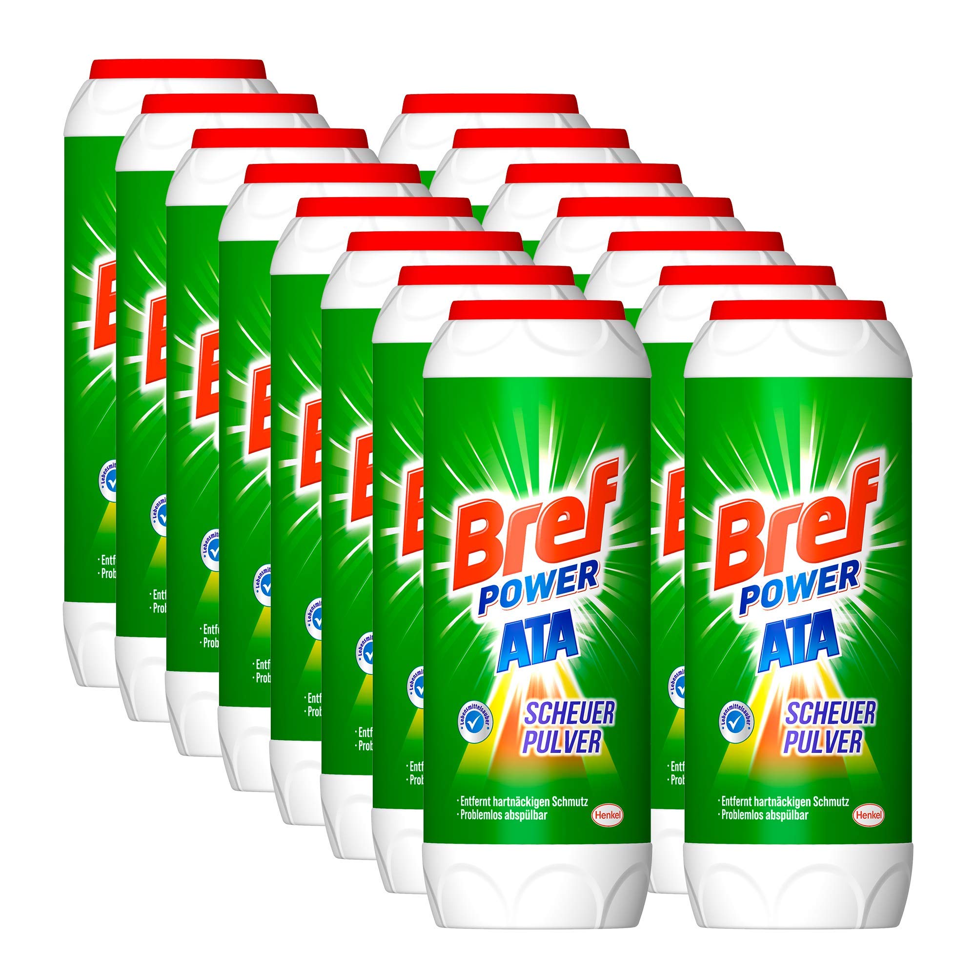 8195hmUsVYL._SY2000_.jpg Bref Power ATA Scheuerpulver 15 x 500g – Kraftvolle Reinigung für Küche, Bad & WC – Bild 1