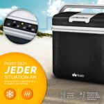 tillvex Kühlbox 24L elektrisch – Kühl- & Wärmefunktion für 230V & 12V Auto Camping – Bild 2