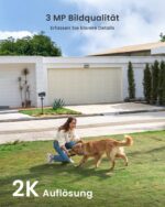 ieGeek 2K Überwachungskamera Aussen mit Akku & Solar – WLAN Sicherheitskamera IP65 – Bild 4