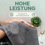 NatureMark 8er Handtuch-Set 50×100 cm – 100% Baumwolle, Premium Qualität für Bad & Spa – Bild 5