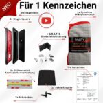 Ivality Magnetischer Kennzeichenhalter Rahmenlos – TÜV geprüft bis 350 km/h – Bild 7
