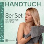 NatureMark 8er Handtuch-Set 50×100 cm – 100% Baumwolle, Premium Qualität für Bad & Spa – Bild 2