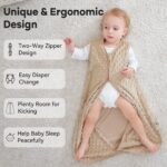 Unnivoll Babyschlafsack 1.5 Tog 67 cm 2er Pack – Wärmeschlafsack für Neugeborene 0-6 Monate – Bild 4