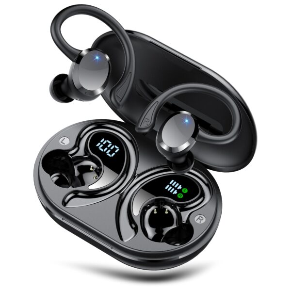 sprtoybat Bluetooth 5.4 Sport-Kopfhörer mit ENC – 68h Akku & IP7 Wasserdicht