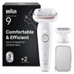 Braun Silk-épil 9 Epilierer mit Schwenkbarem Kopf – Bis zu 1 Monat Glatte Haut