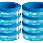 Angelcare 8er-Pack Nachfüllkassetten für Windeleimer Comfort Plus – Geruchsdicht