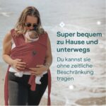 KOALA BABYCARE Tragetuch – Ergonomische Babytrage bis 9 kg für Neugeborene – Bild 9