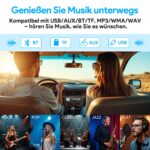 CENXINY 1 DIN Autoradio mit Bluetooth 5.0, RDS & Freisprechanlage – 4x65W Kraftvolle Audioleistung – Bild 5
