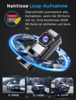 Navycrest Q7 Dashcam 4K+1080P Vorne Hinten – Dual Auto Kamera mit 5GHz WiFi & Parküberwachung – Bild 5