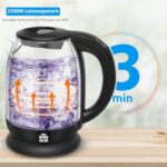 FOR ME Glas Wasserkocher 1,7L mit Temperaturwahl & LED – Präzises Erhitzen für Tee & Kaffee – Bild 8