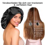 Umisleep Schlafmütze aus 22 Momme Maulbeerseide – Haarschutz für lockiges Haar – Bild 3