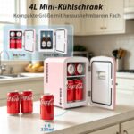 Citybee Mini Kühlschrank 4L – Kühl- & Heizfunktion für Zuhause & Auto – Bild 3