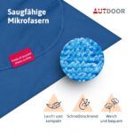 AUTDOOR Mikrofaser Badeponcho Damen & Herren – Schnelltrocknend aus 100% recycelten Flaschen – Bild 3