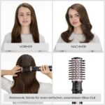 BaByliss Warmluftbürste AS200E mit Ionen-Technologie & 4 Aufsätzen – Föhnen, Glätten & Volumen für alle Haartypen – Bild 5