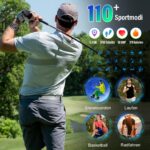 Qecnato Smartwatch mit Telefonfunktion – 1,39" HD Touchscreen, IP68 Wasserdicht, 110+ Sportmodi – Bild 3