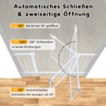 LAOYE Treppenschutzgitter 92 cm – Druckhalter ohne Bohren, 75–124 cm Breite – Bild 7