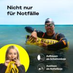 Restube Beach CO2 Rettungsboje – Sofortauftrieb für Schwimmen, SUP & Schnorcheln – Bild 7
