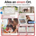 dæly Calendar 15.6" Touchscreen – Intelligenter Familienkalender mit Wi-Fi & App – Bild 4