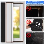 BKSAI Magnetisches Verdunkelungsrollo 100x145 cm – Lichtdicht ohne Bohren für alle Fenster – Bild 2