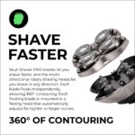 Skull Shaver Forte Pro 4-Kopf-Ersatzklinge – Präzisionsrasur für Pitbull, Palm & Butterfly Kiss – Bild 3